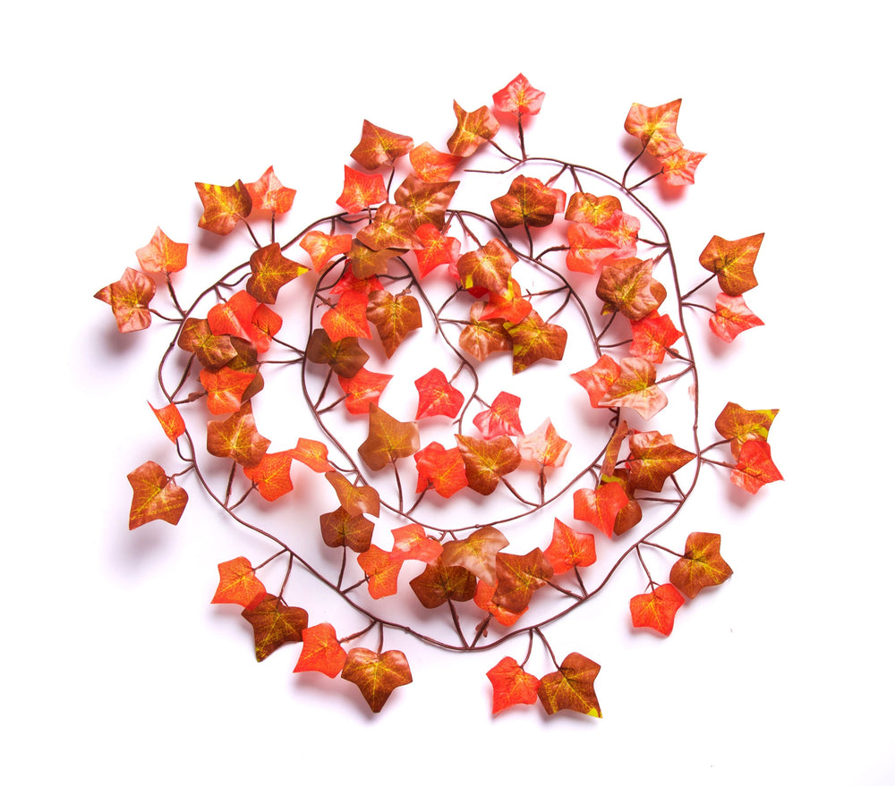Best Artificial 7ft - 210cm Two Tone Autumn English Ivy Garland - IL15