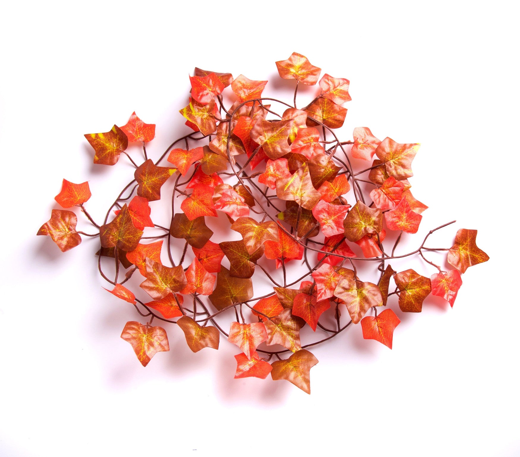 Best Artificial 7ft - 210cm Two Tone Autumn English Ivy Garland - IL15