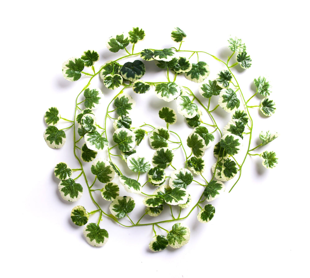 Best Artificial 7ft - 210cm Variegated Crab-Apple Ivy Garland - IL04