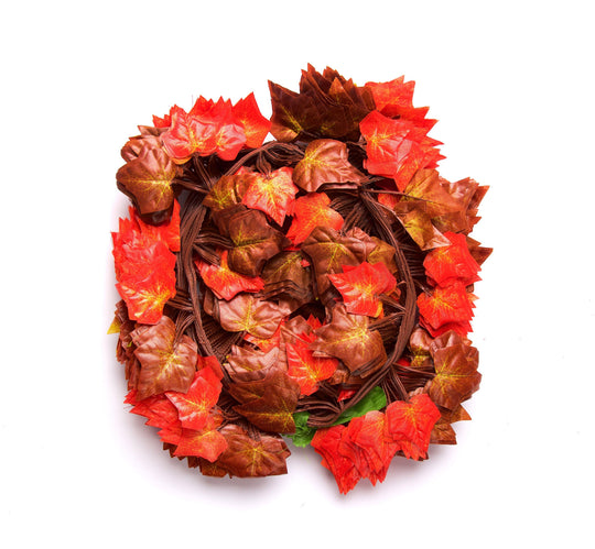 Best Artificial 7ft - 210cm Two Tone Autumn English Ivy Garland - IL15