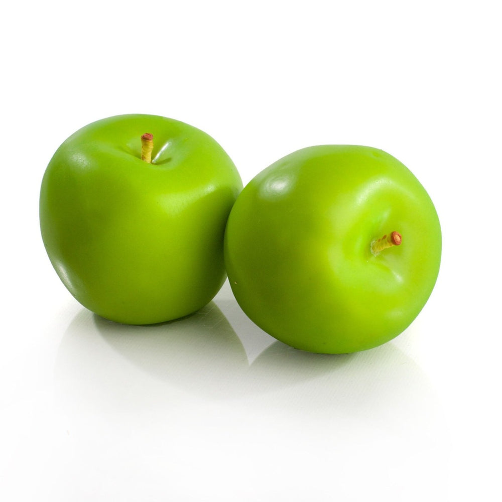 2 Best Artificial Green Apples - front view